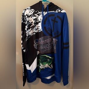 Bass Pro Shops Fishing Hoodie, Champro 2X Pullover Pro Tournament Style Angler